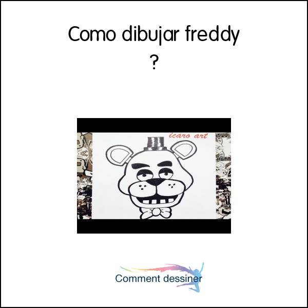 Como dibujar freddy